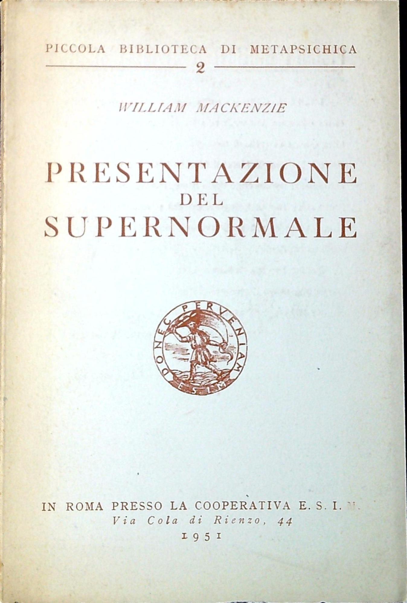 Presentazione del supernormale