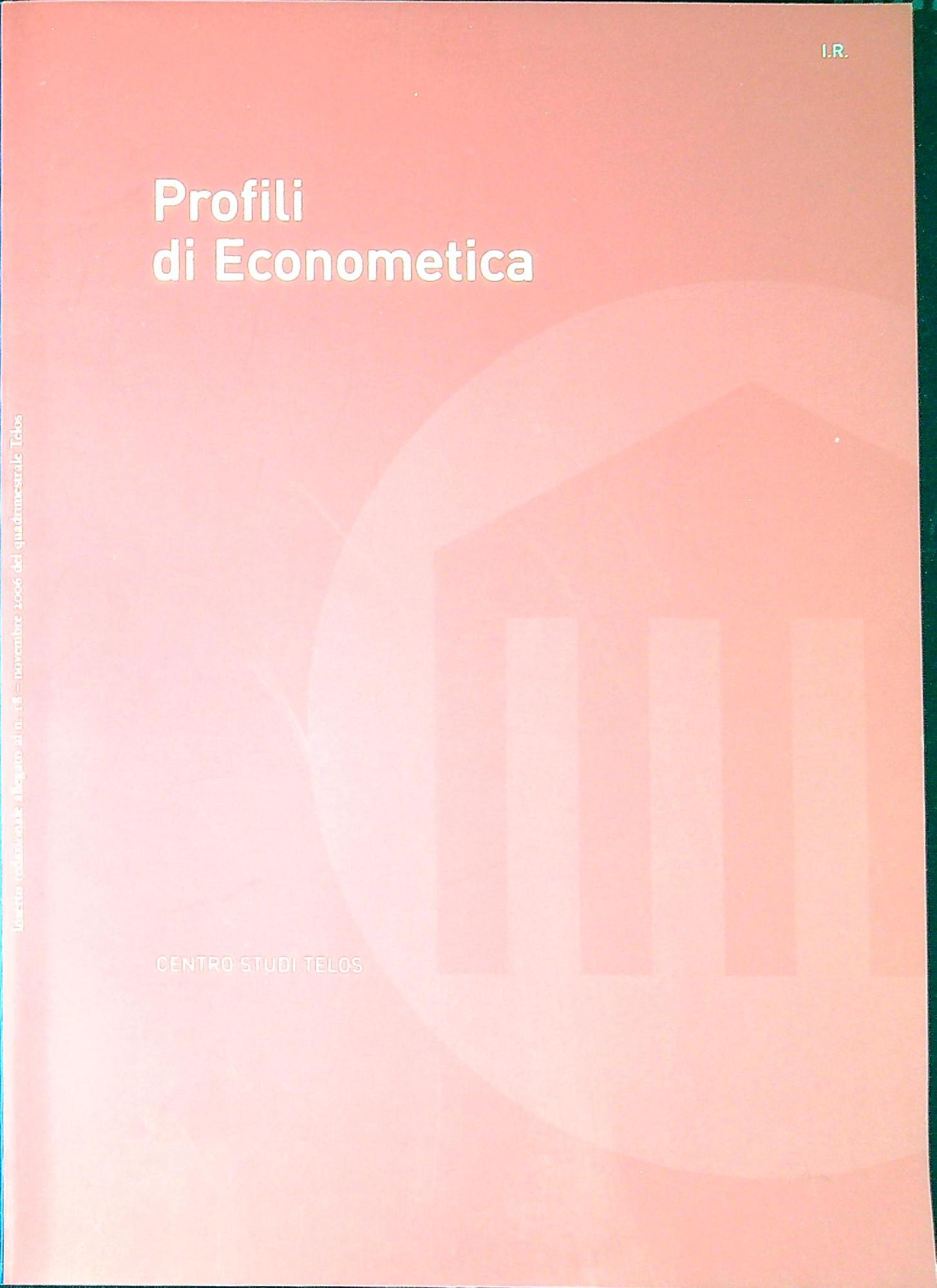 Profili di econometica