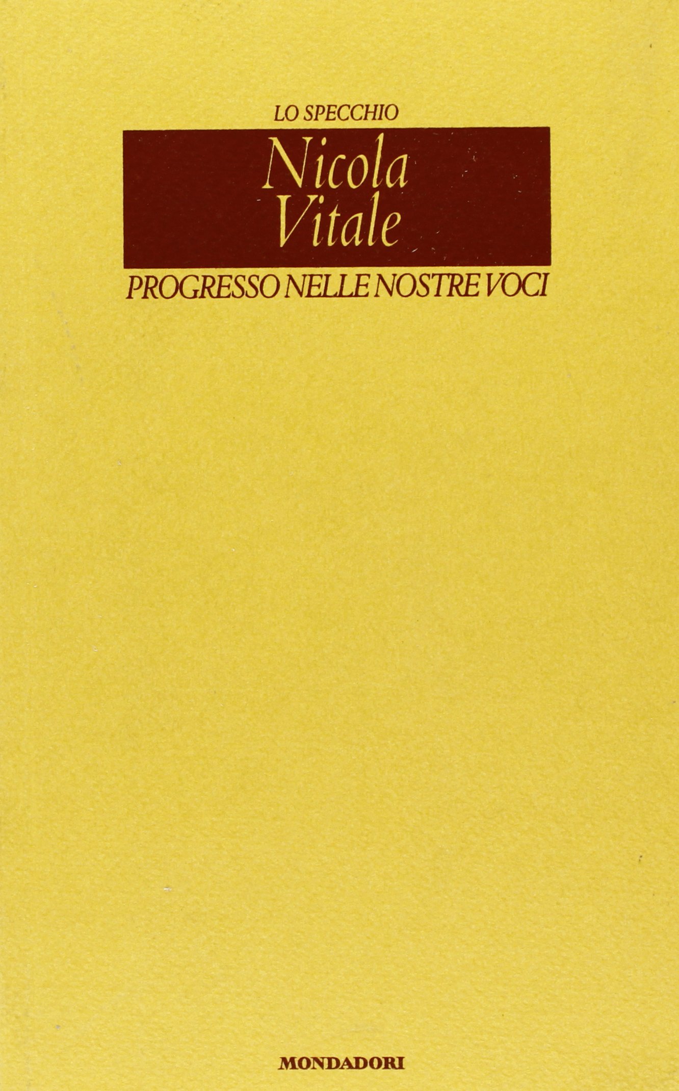 Progresso nelle nostre voci