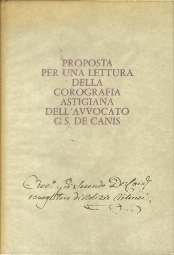 Proposta Per Una Lettura Della Corografia Astigiana Dell' Avvocato G. …