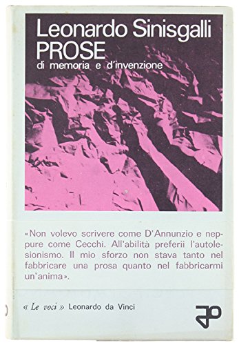 Prose Di Memoria E D'invenzione