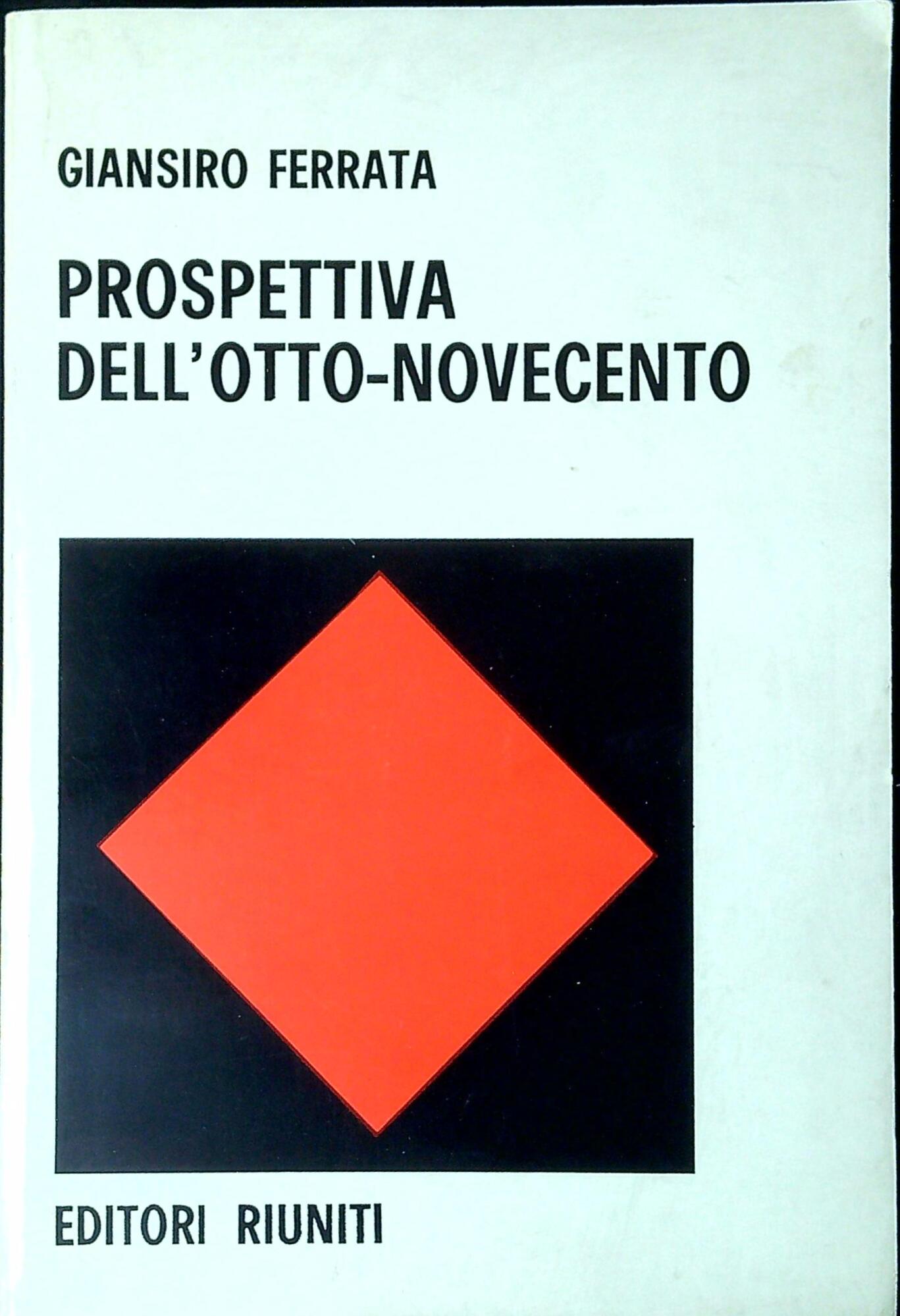 Prospettiva dell'Otto-Novecento