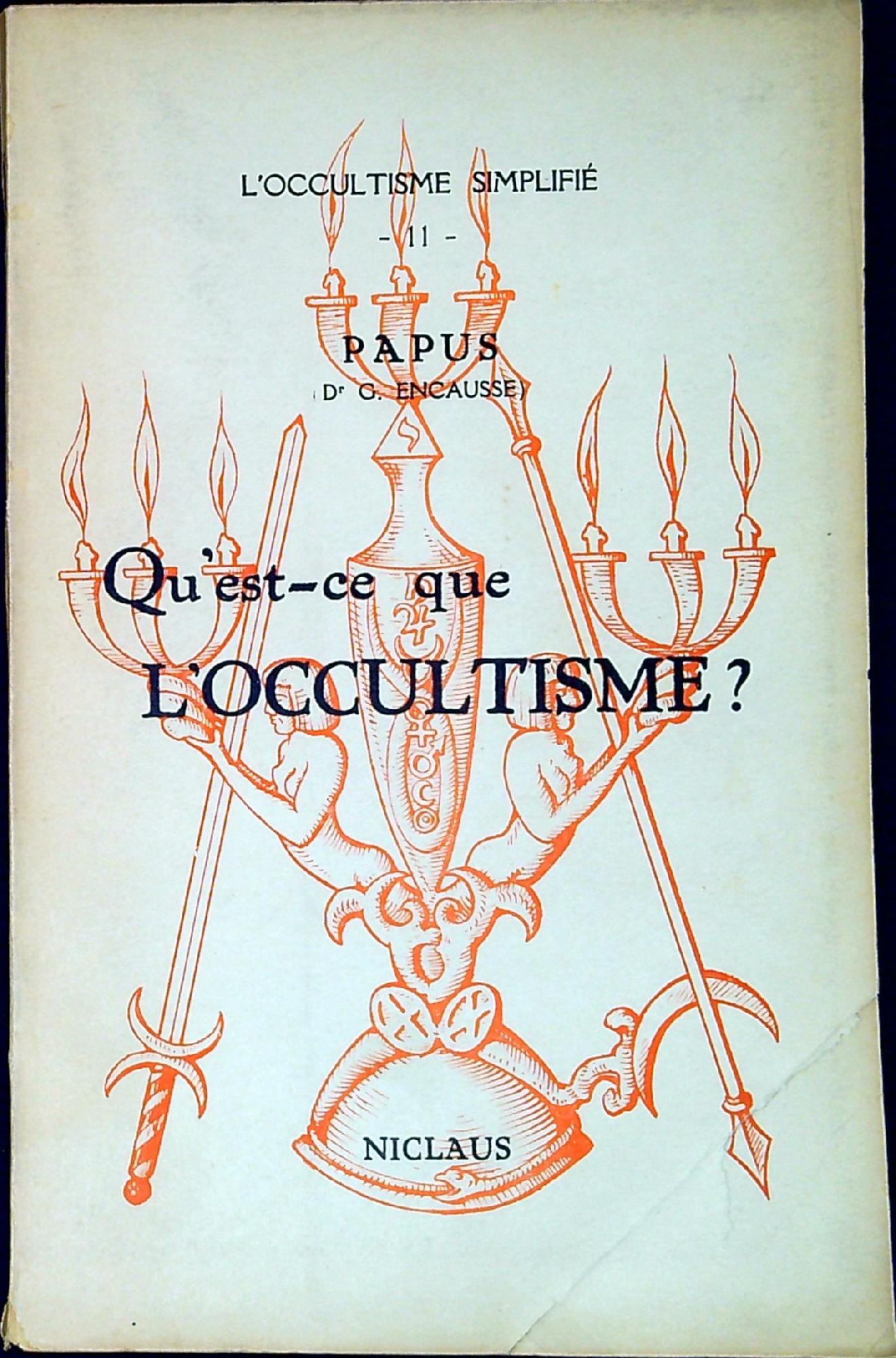 Qu'est ce que l'occultisme?