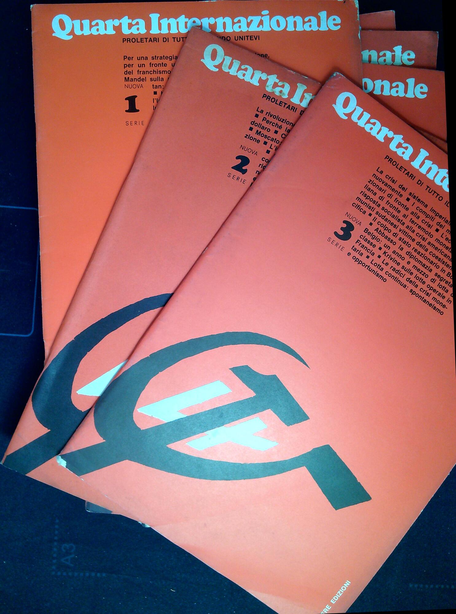 Quarta Internazionale nuova serie. Fascicoli dal n.1 al n.10/11