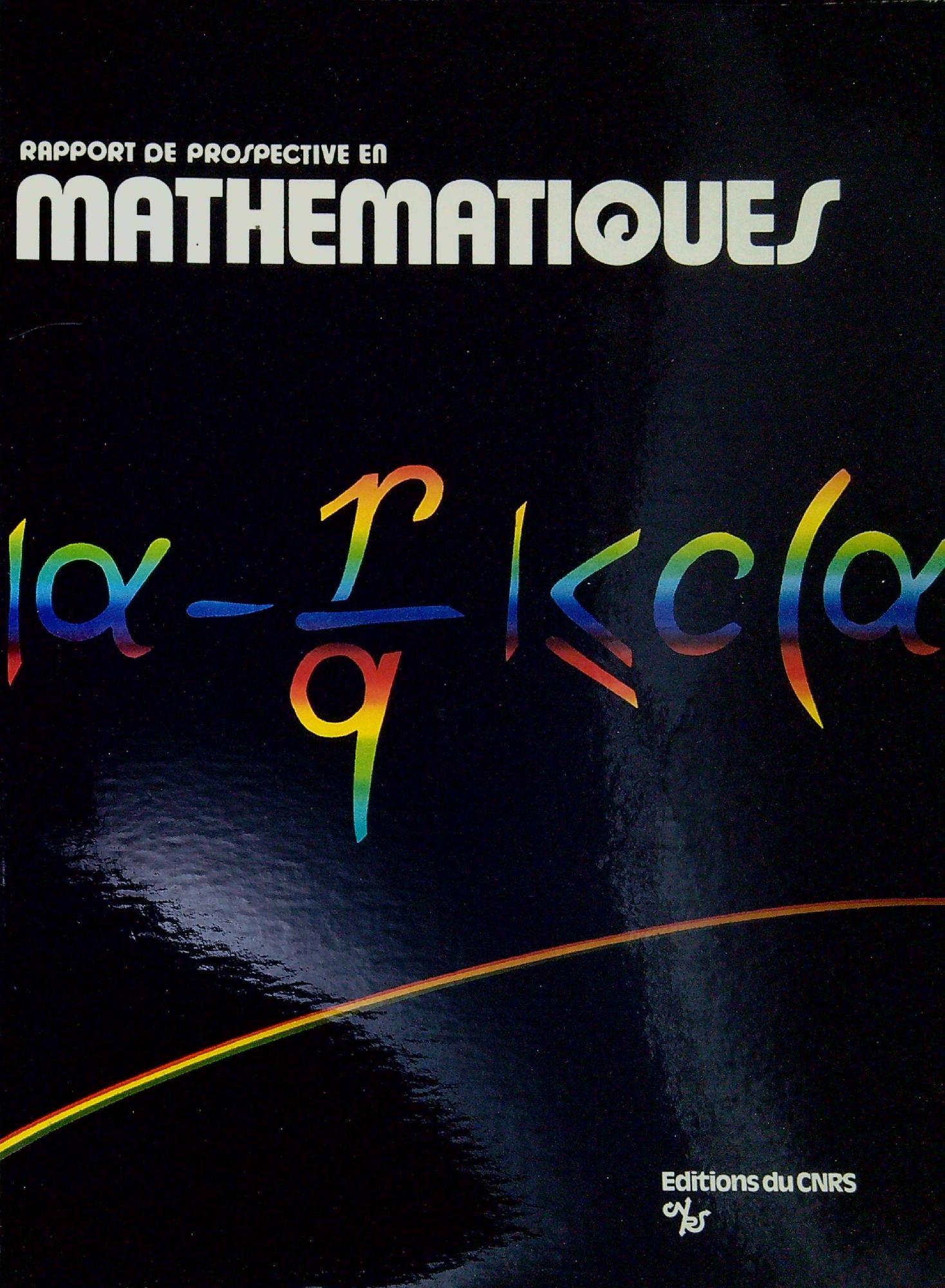 Rapport de prospective en mathématiques