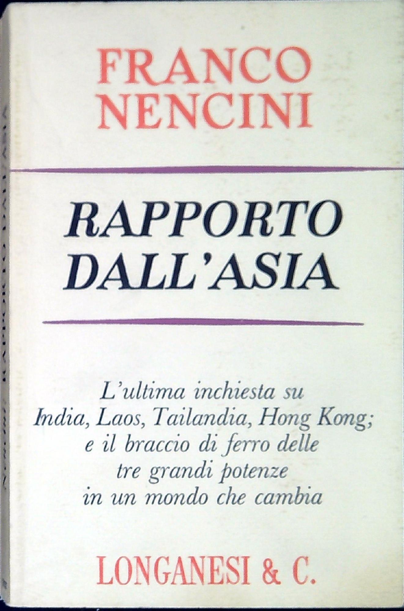 Rapporto dall'Asia