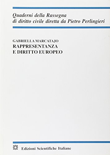 Rappresentanza e diritto europeo