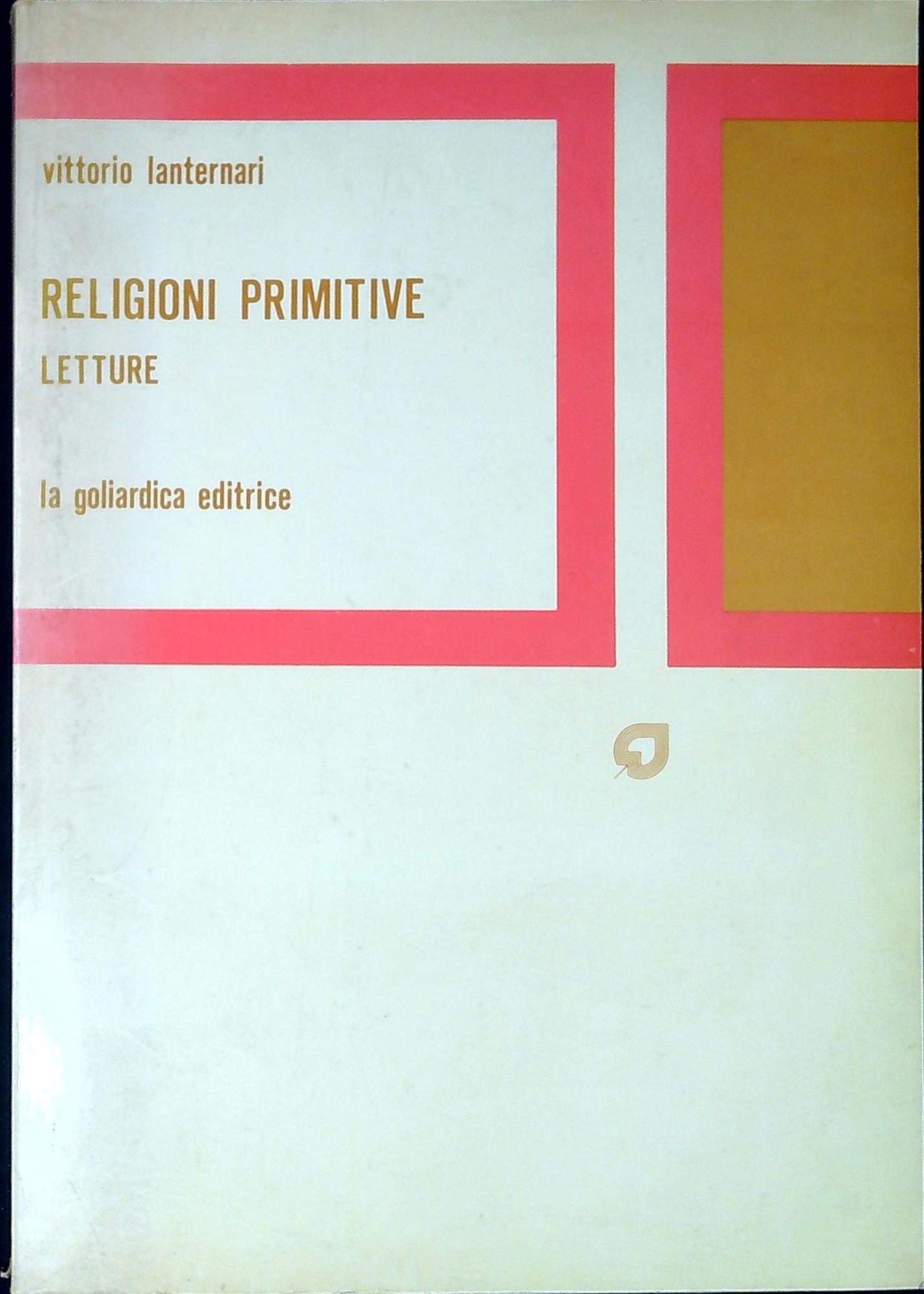 Religioni primitive : letture