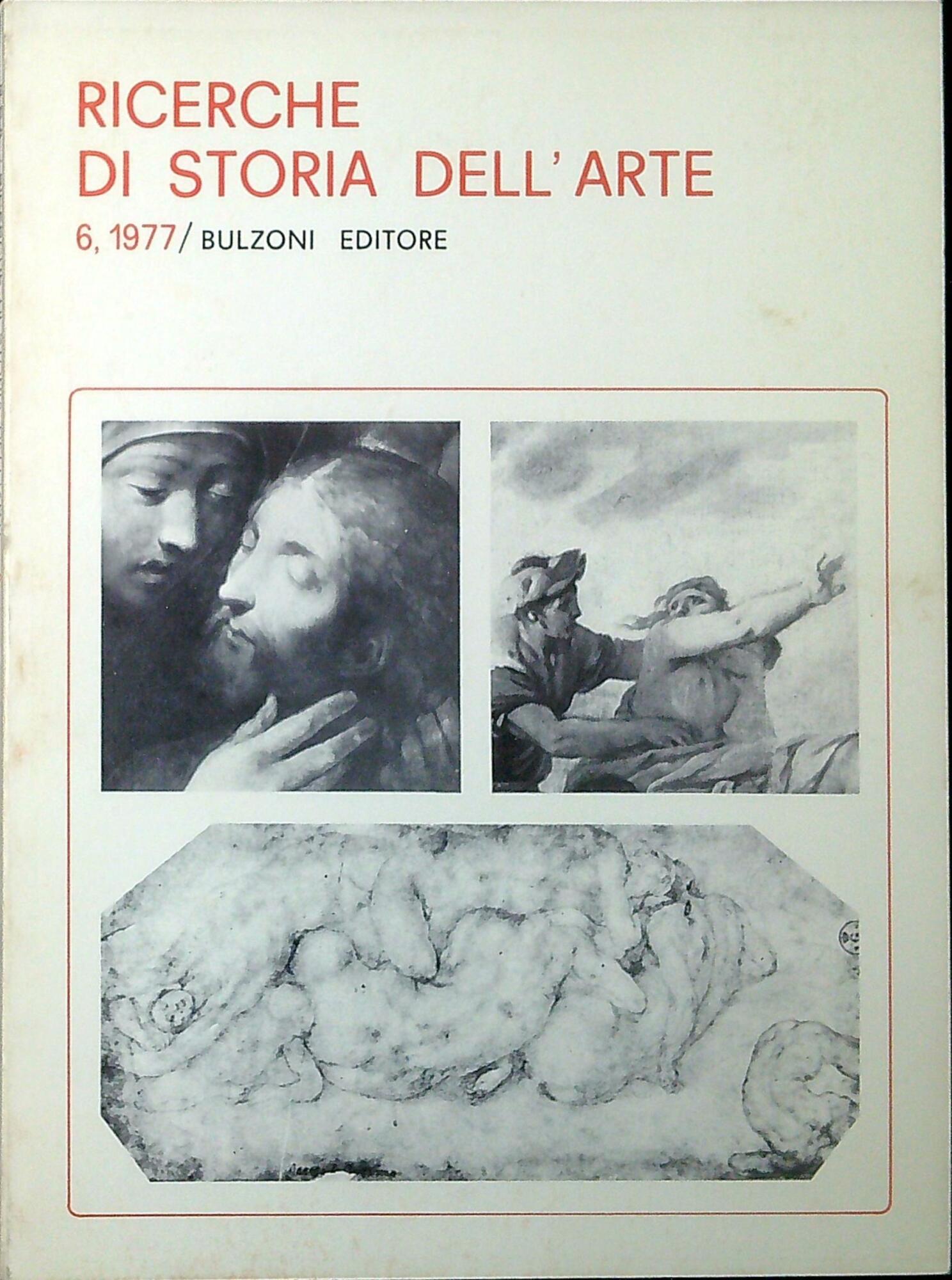 Ricerche di storia dell'arte n.6 1977