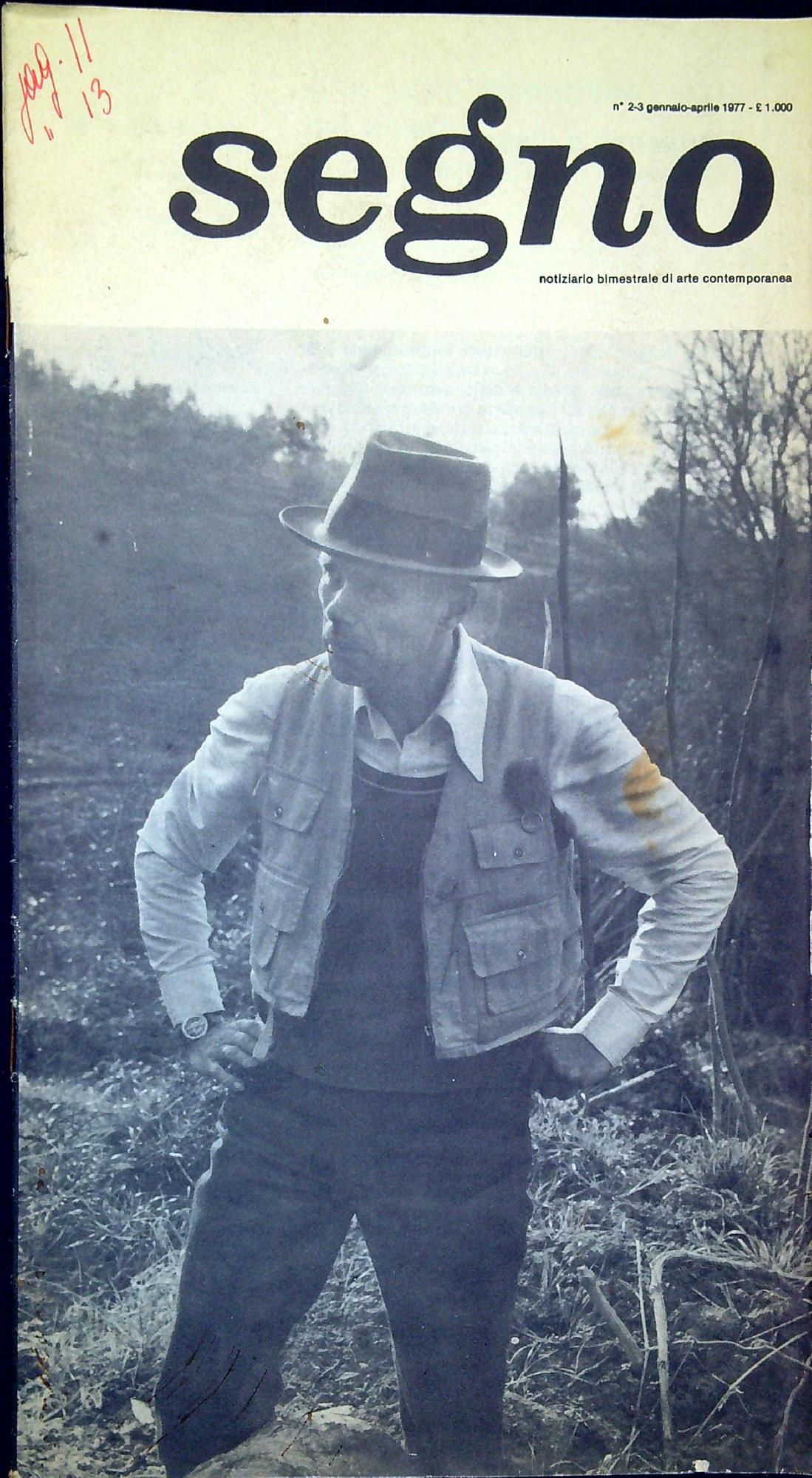 Segno Notiziario di arte contemporanea Lotto di 21 numeri dal …