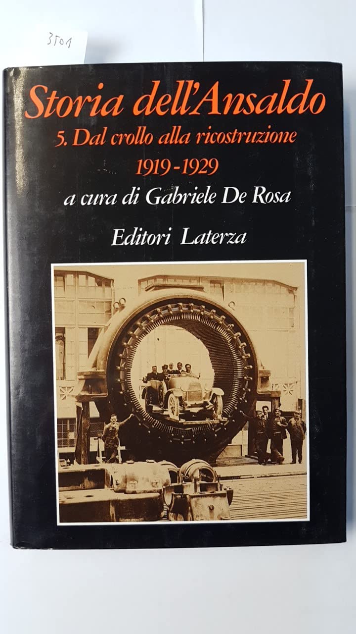 STORIA DELL'ANSALDO 5. Dal crollo alla ricostruzione 1919-1929