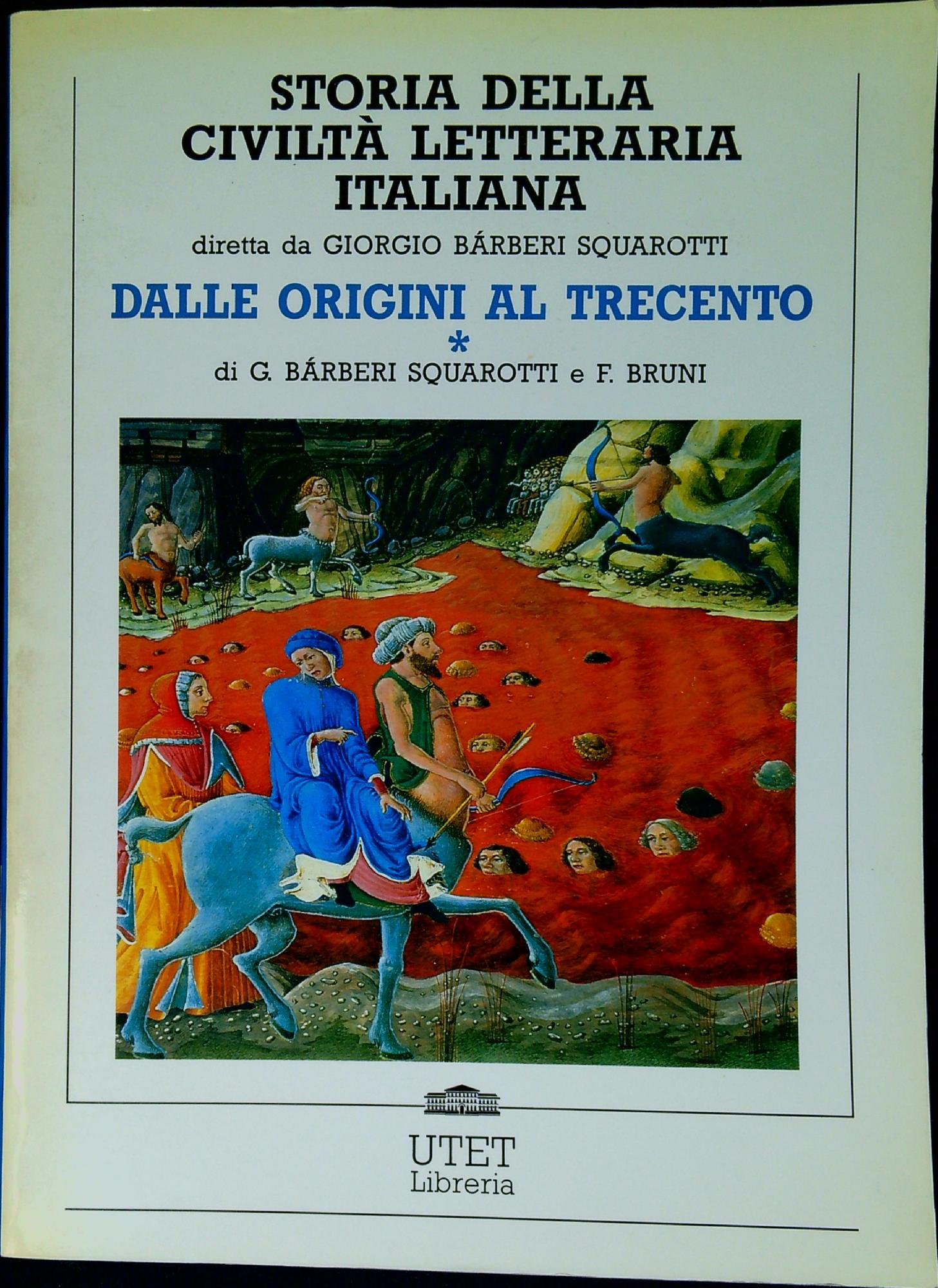 Storia della civiltà letteraria italiana: Vol. 1 tomo 1 dalle …