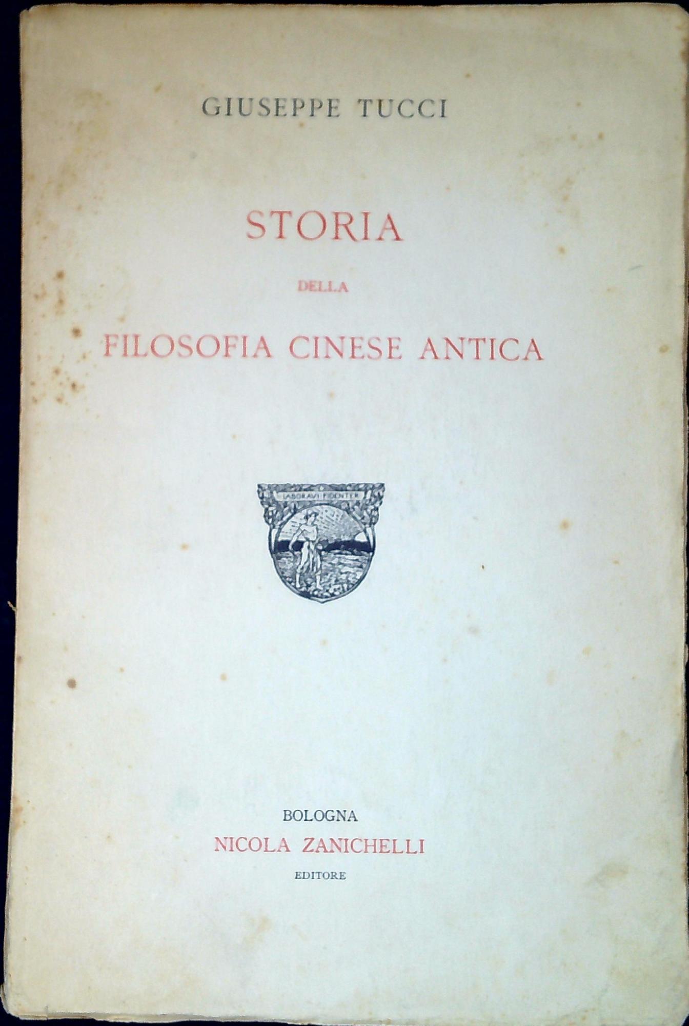 Storia della filosofia cinese antica
