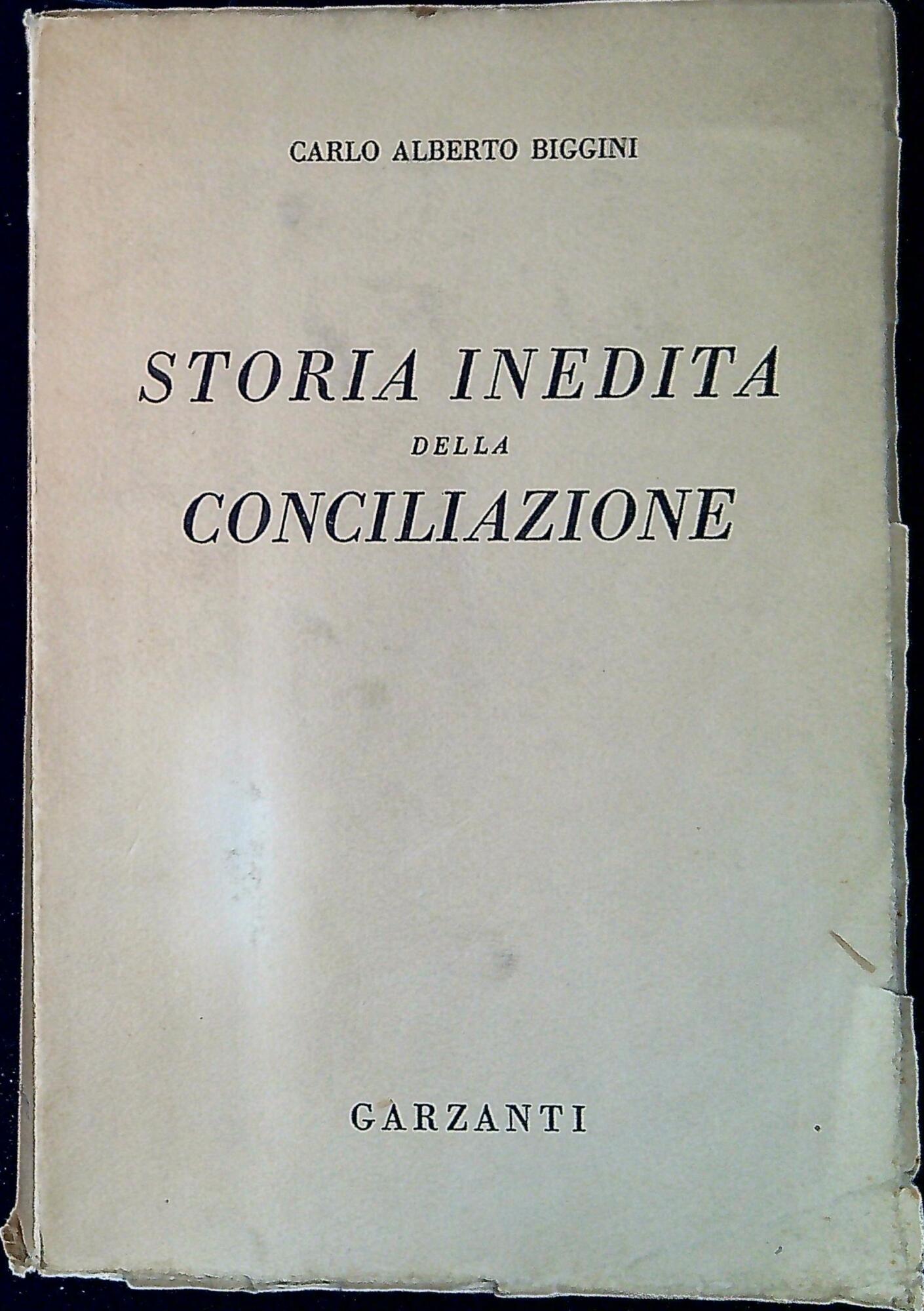 Storia inedita della Conciliazione