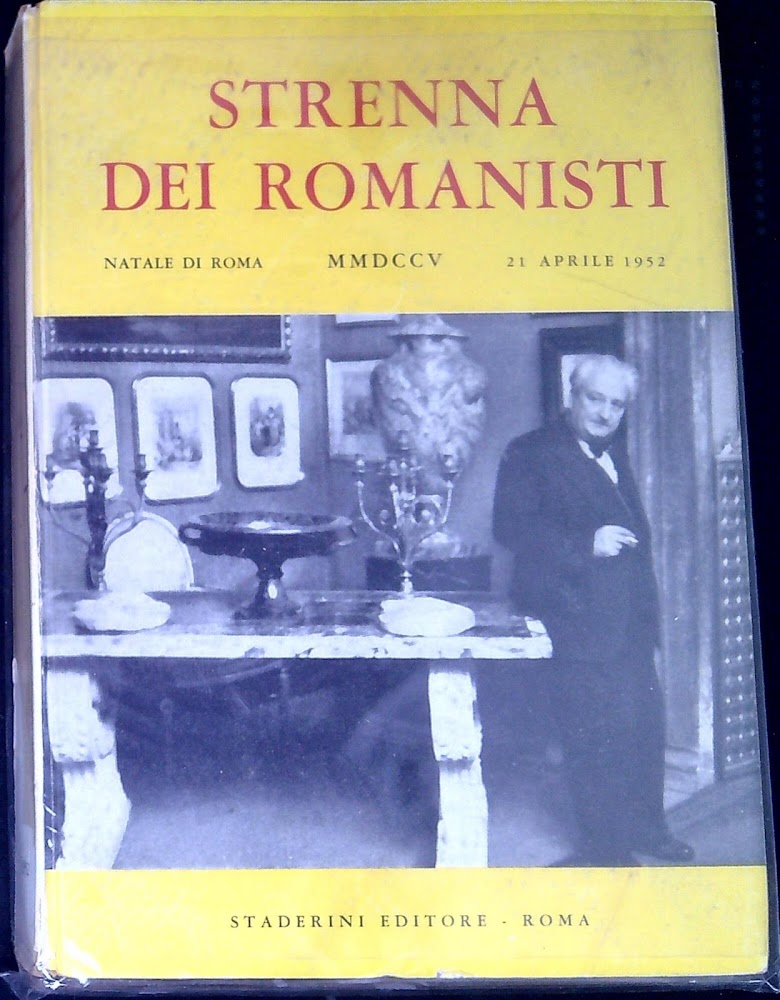 Strenna dei Romanisti Natale di Roma 1952