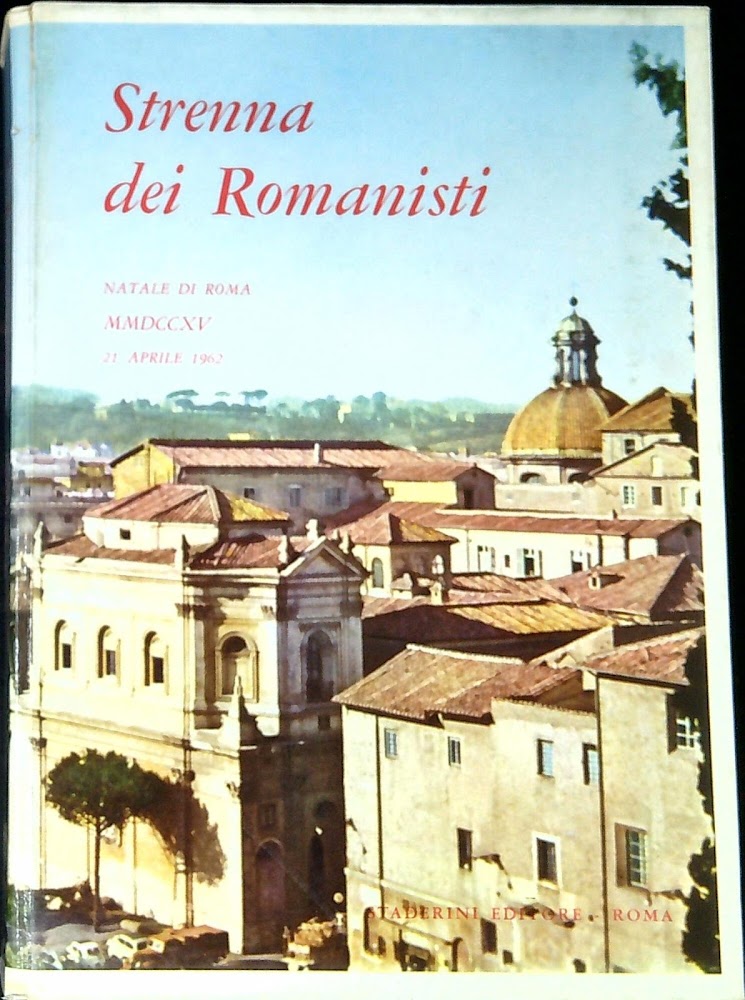 Strenna dei Romanisti Natale di Roma 1962