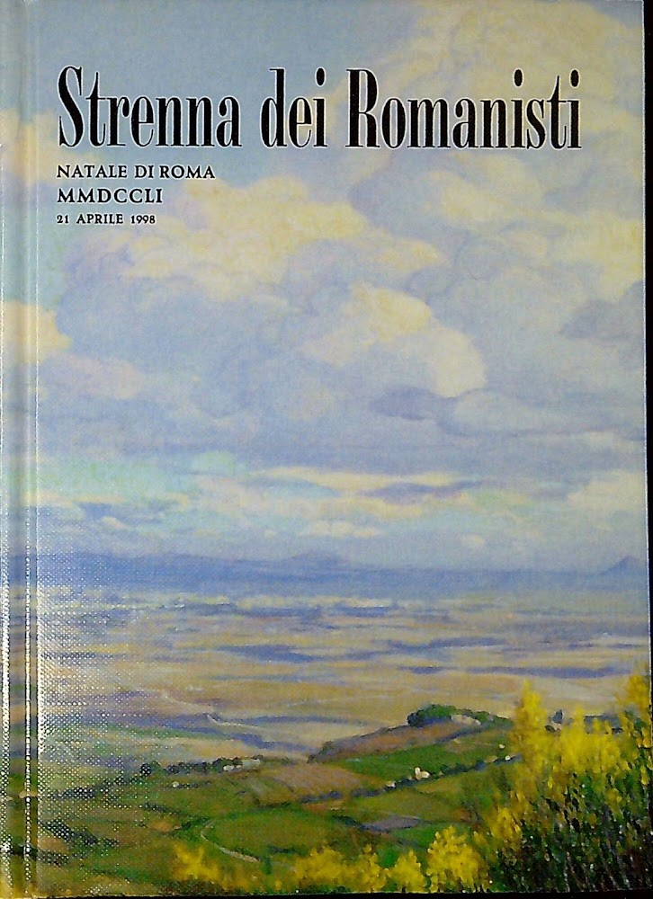 Strenna dei romanisti Natale di Roma 1998 ab U.c. 2748