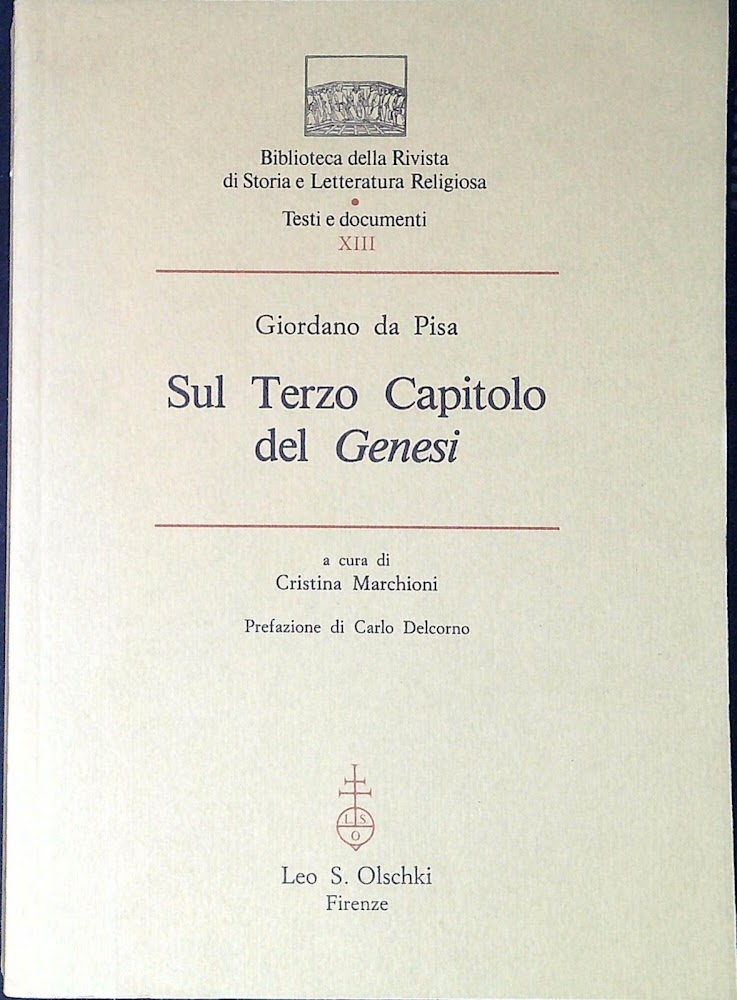 Sul terzo capitolo del Genesi