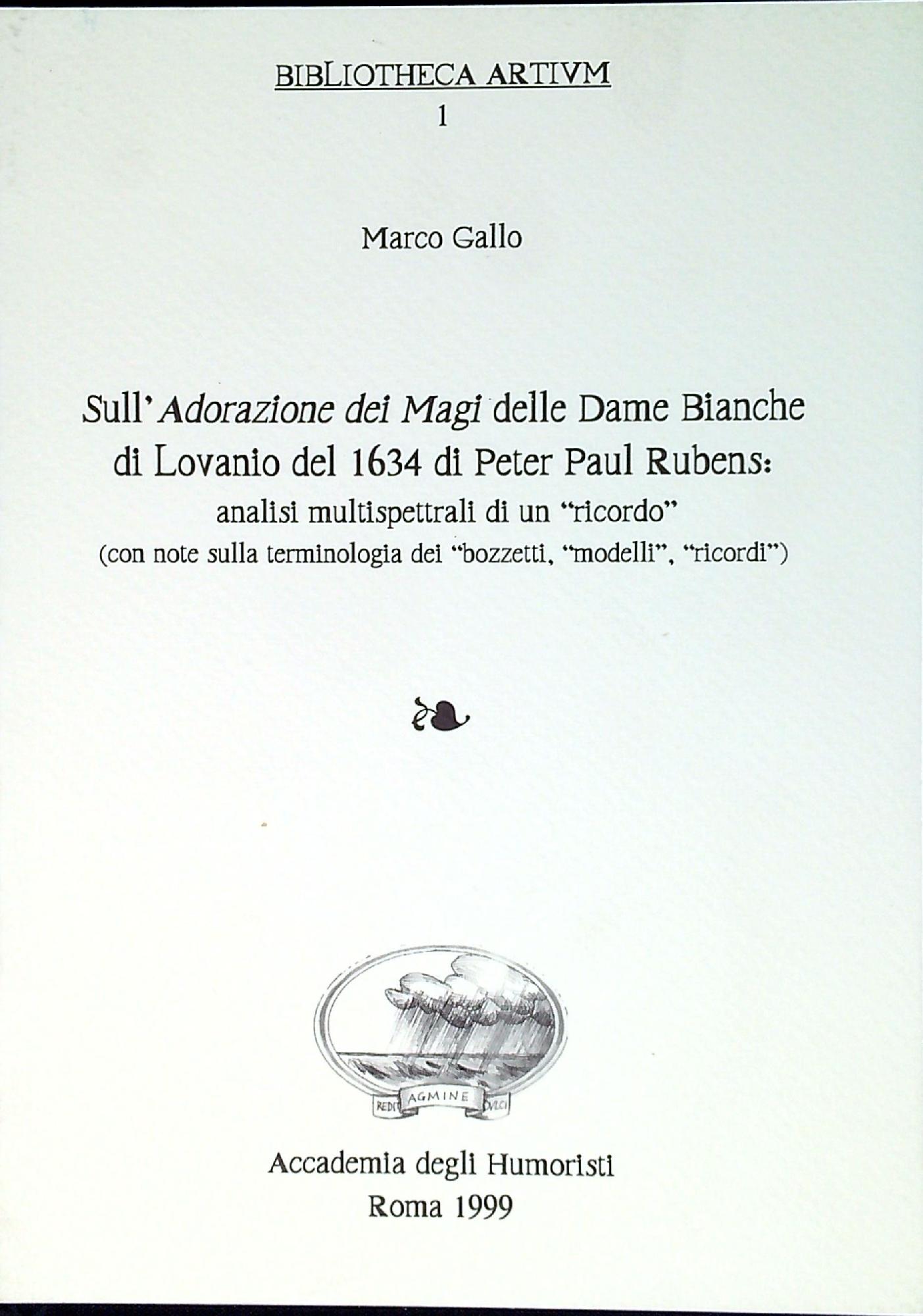 Sull'Adorazione dei Magi delle Dame Bianche di Lovanio del 1634 …