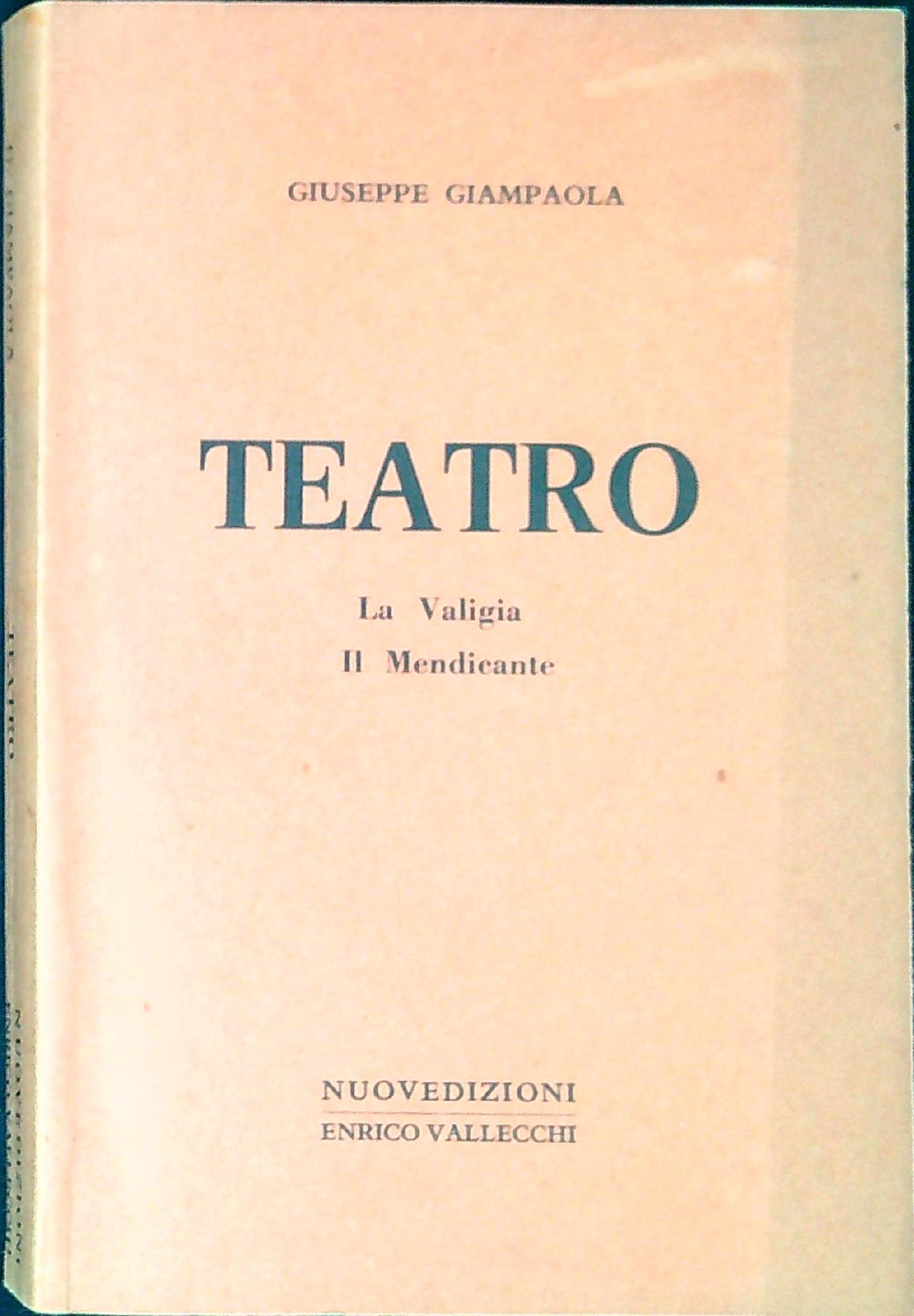 Teatro. La valigia, Il mendicante