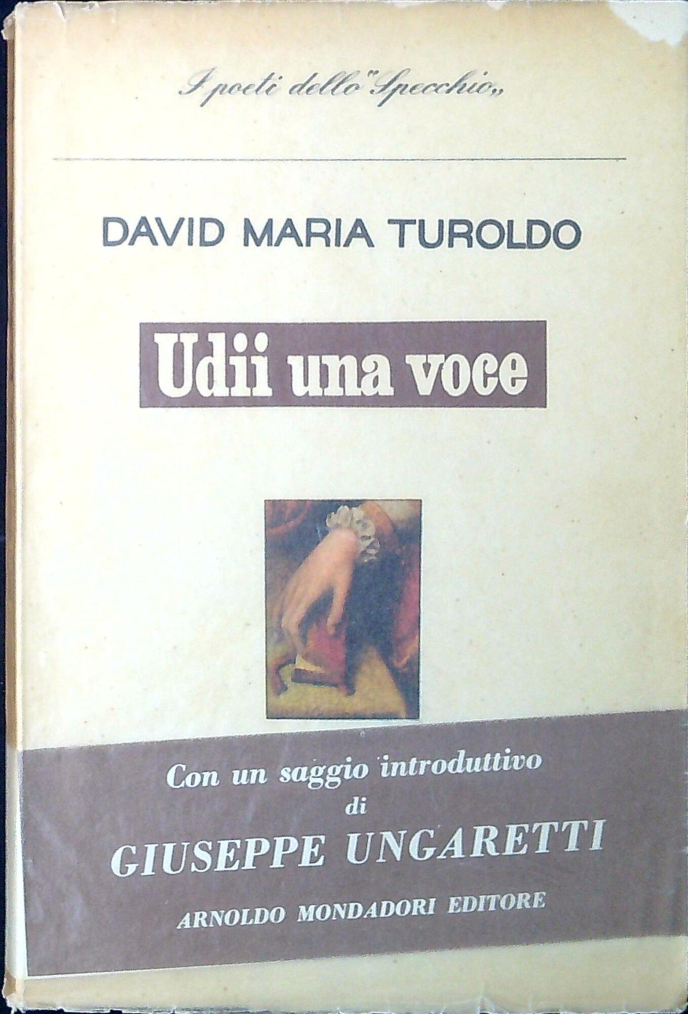 Udii una voce : poesie