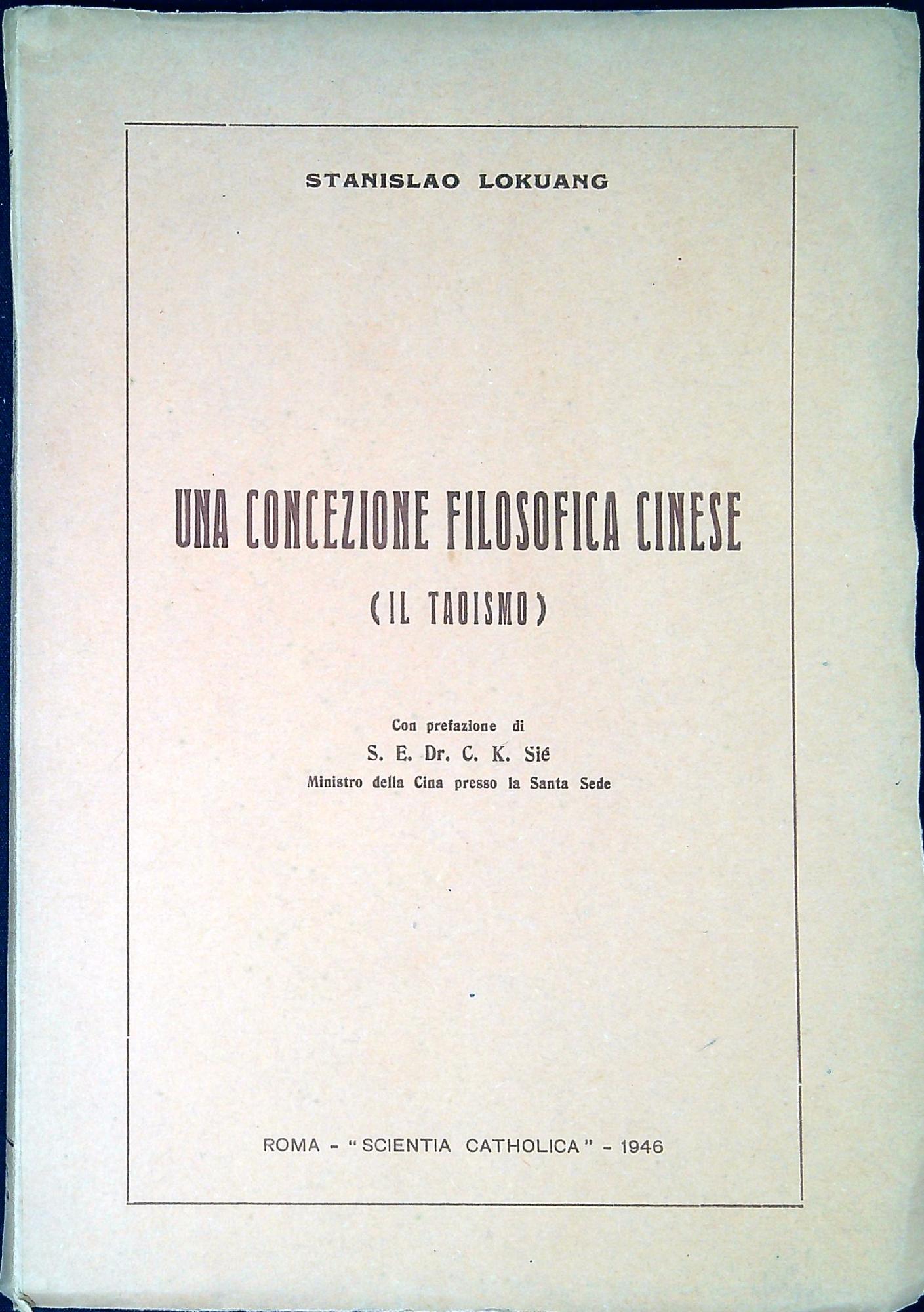 Una concezione filosofica cinese : il taoismo