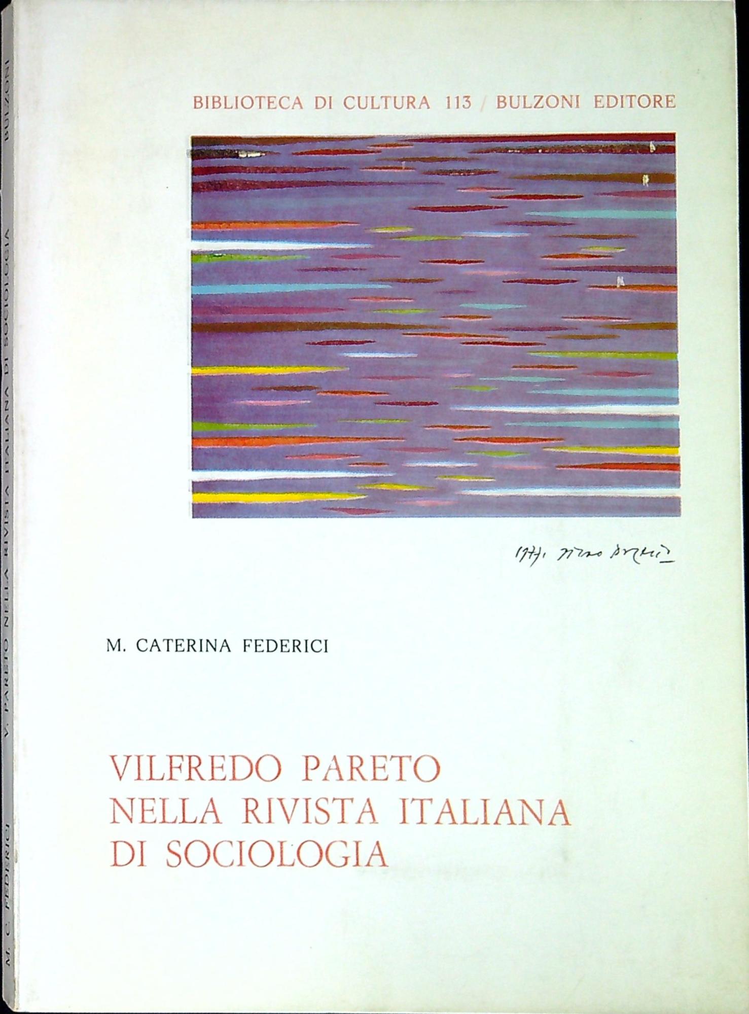 Vilfredo Pareto nella Rivista italiana di sociologia