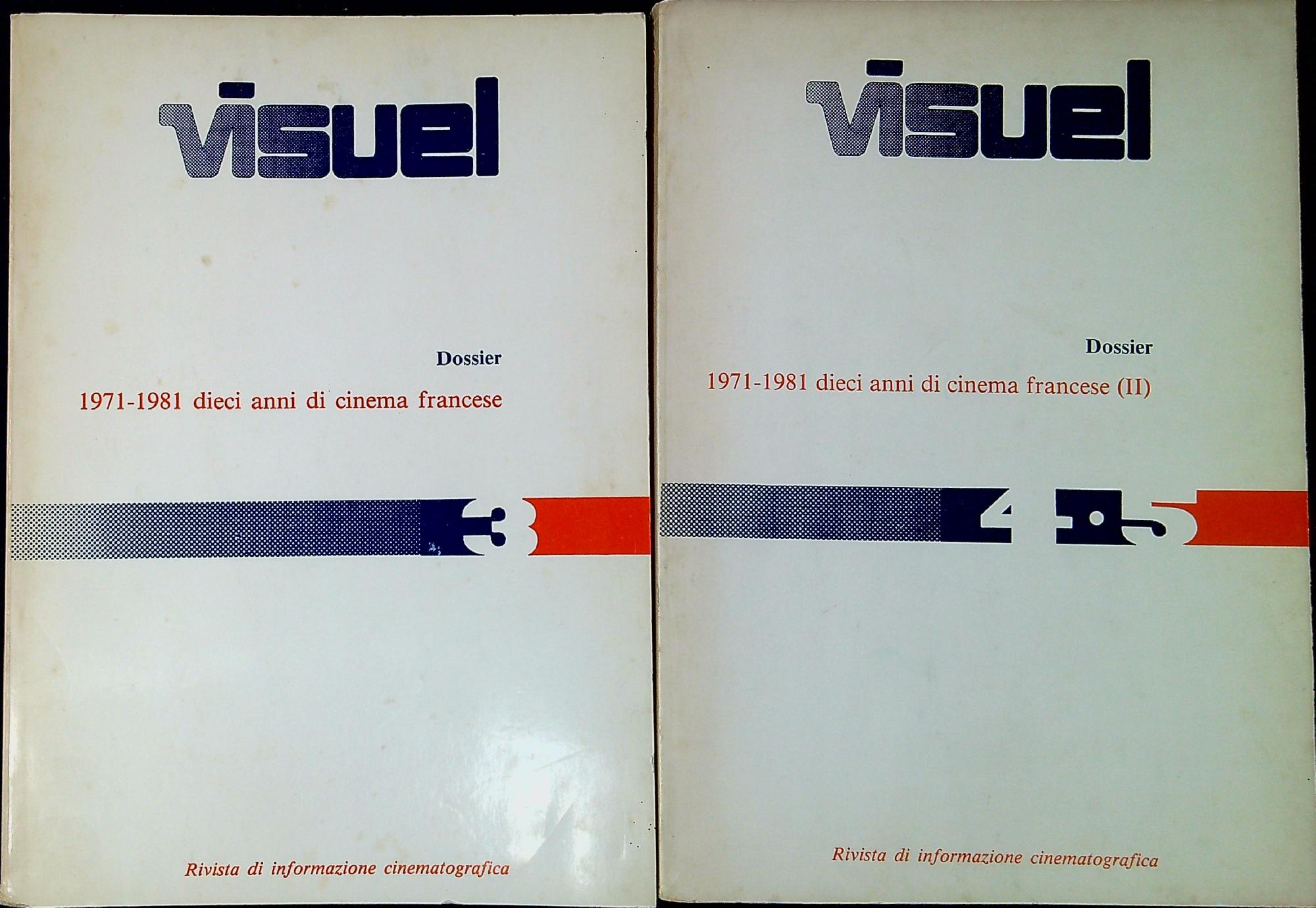 Visuel : rivista di informazione cinematografica: Dossier 1971 1981 dieci …