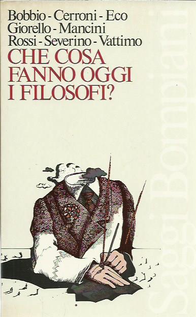 Che cosa fanno oggi i filosofi?