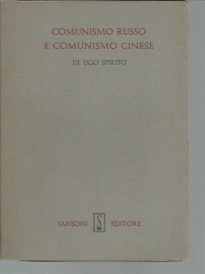 Comunismo russo e comunismo cinese