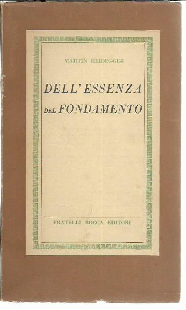 Dell'essenza del fondamento