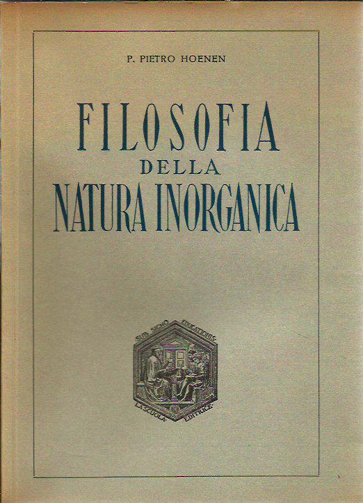Filosofia della natura inorganica