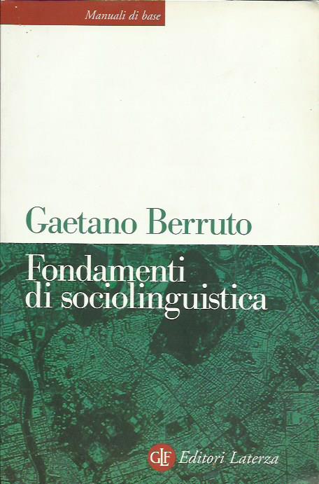 Fondamenti di sociolinguistica