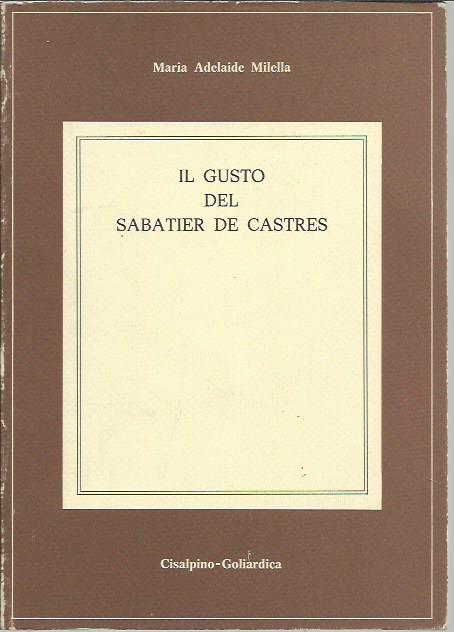 Il gusto del Sabatier de Castres