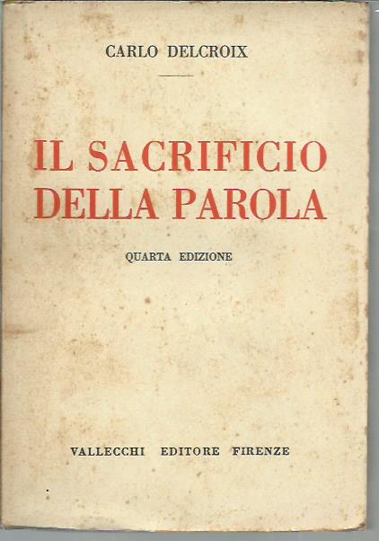 Il sacrificio della parola