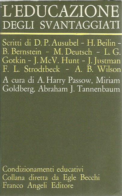 L'educazione degli svantaggiati