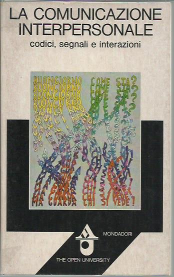 La comunicazione interpersonale. Codici segnali e interazioni