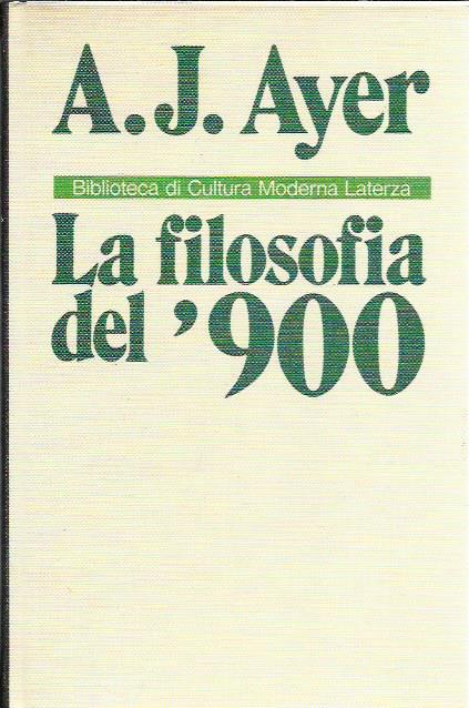 La filosofia del '900