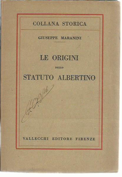 Le origini dello Statuto Albertino