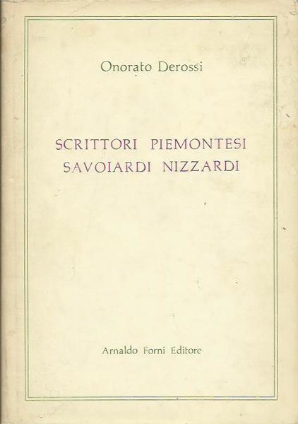 Scrittori piemontesi savoiardi nizzardi