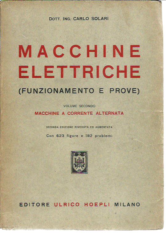 Macchine elettriche (funzionamento e prove) volume secondo