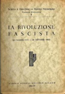 La rivoluzione fascista