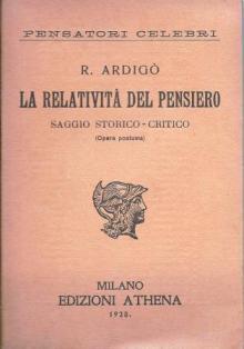 La relativita' del pensiero