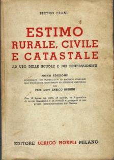 Estimo rurale, civile e catastale