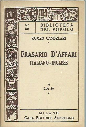 Frasario d'affari italiano - inglese