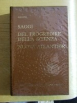 Saggi, del progredire della scienza, nuova atlantide