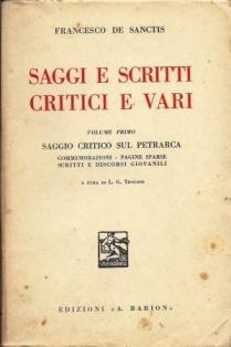 Saggi e scritti critici e vari