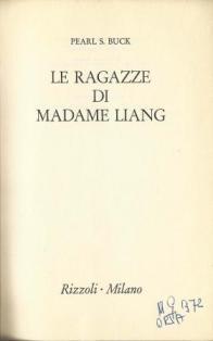 Le ragazze di Madame Liang