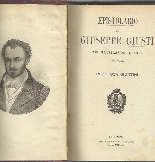 Epistolario di Giuseppe Giusti
