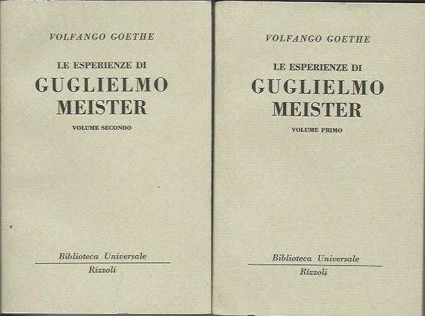 Le esperienze di Guglielmo Meister